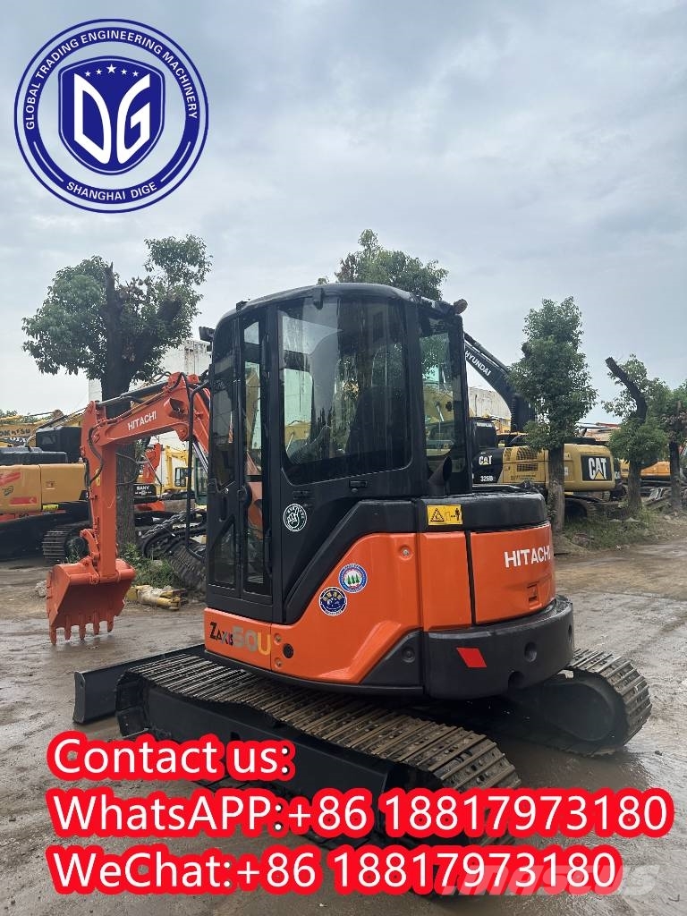 Hitachi ZX 50 U حفارات صغيرة أقل من 7 طن (حفارات صغيرة)