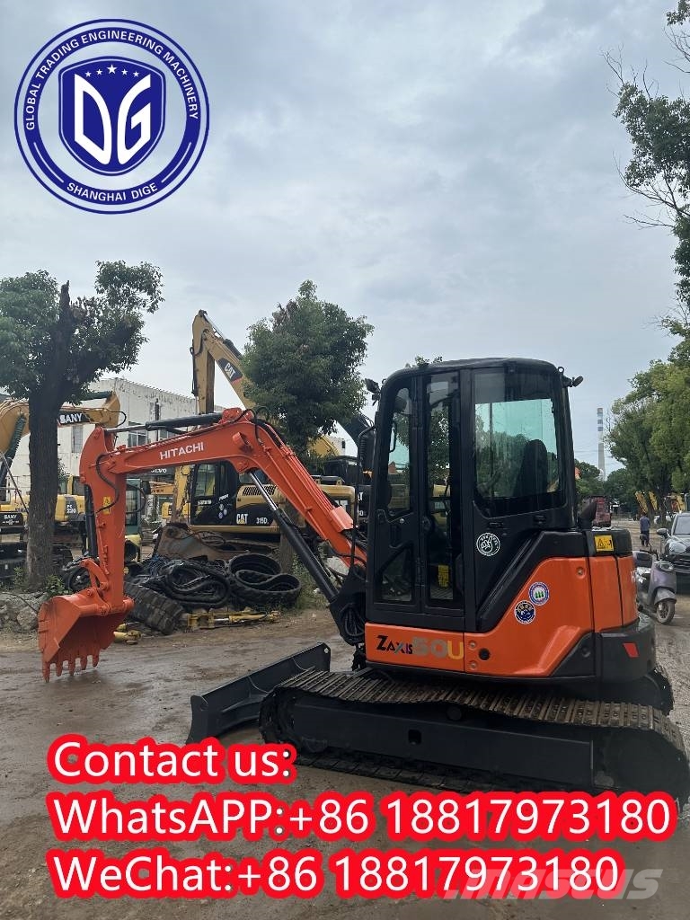 Hitachi ZX 50 U حفارات صغيرة أقل من 7 طن (حفارات صغيرة)