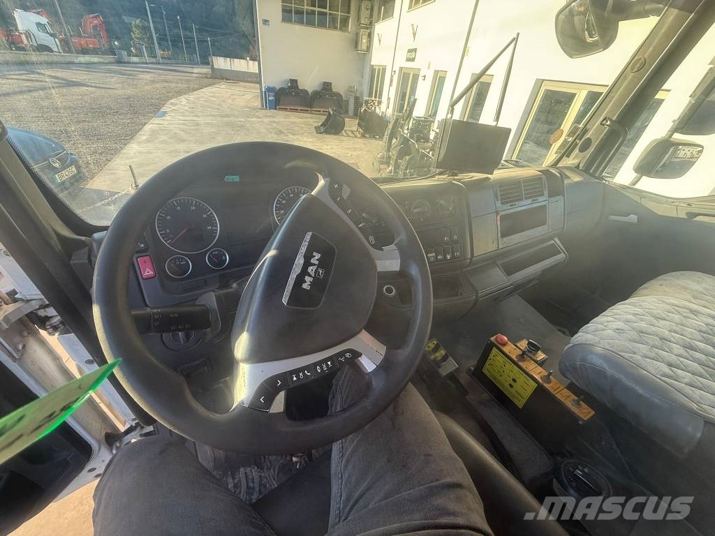 MAN TGM 15.250, Amplirrol, multilift Camion con gancio di sollevamento