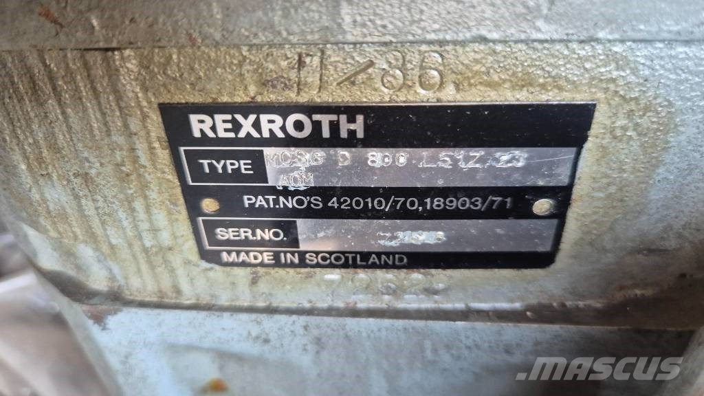 Rexroth MCS6D 800 L51Z23 Гидравлическая система