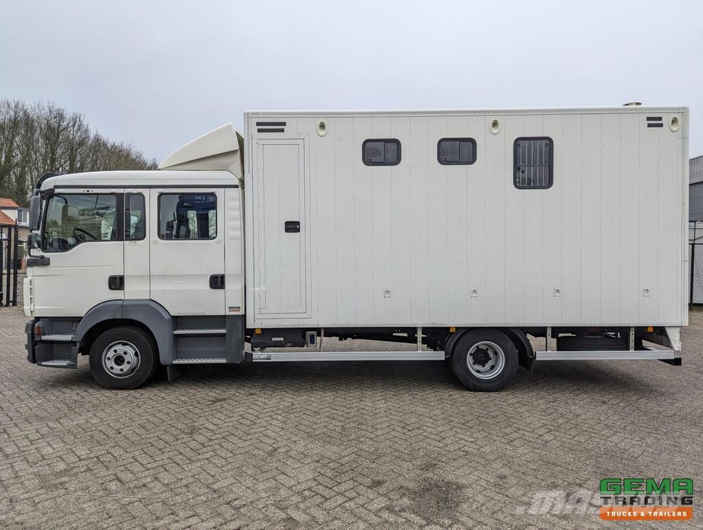 MAN TGL 12.180 4x2 DoKa 7 pers. Euro5 EEV - 2-Horse Tr Eläinkuljetusautot