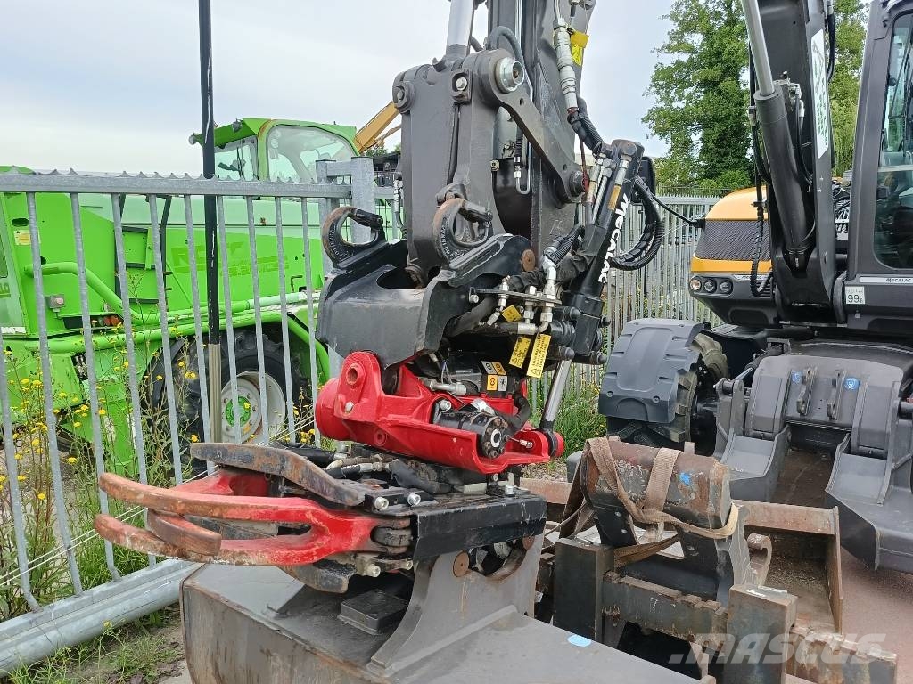 Rototilt r3 r8 MR50 mecalac 9mwr +6 buckets + joysticks R4 دوارات