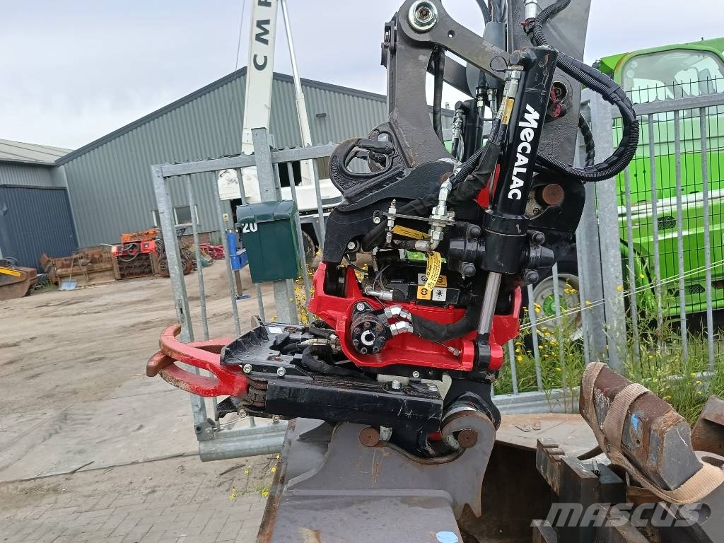 Rototilt r3 r8 MR50 mecalac 9mwr +6 buckets + joysticks R4 دوارات
