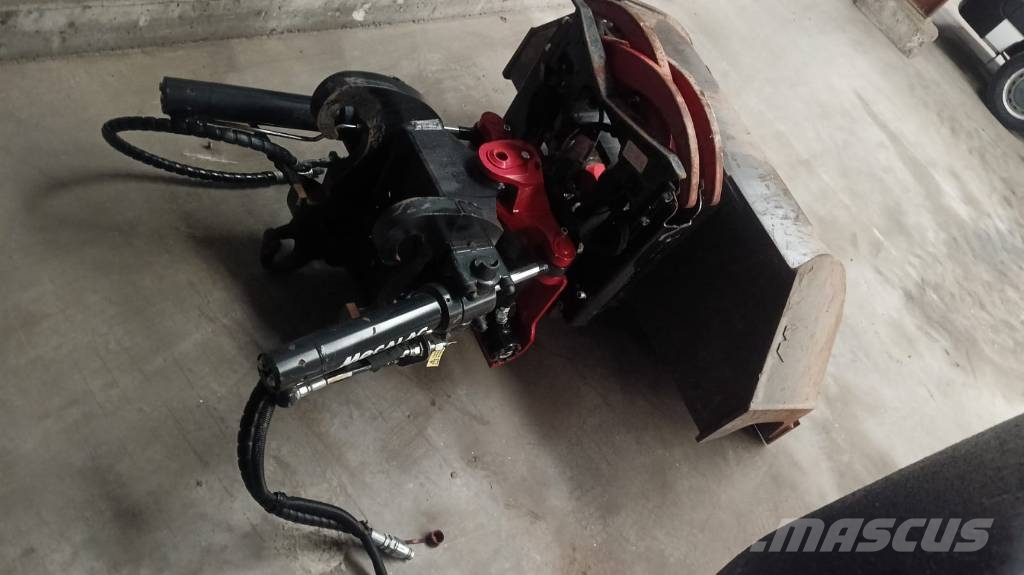 Rototilt r3 r8 MR50 mecalac 9mwr +6 buckets + joysticks R4 دوارات