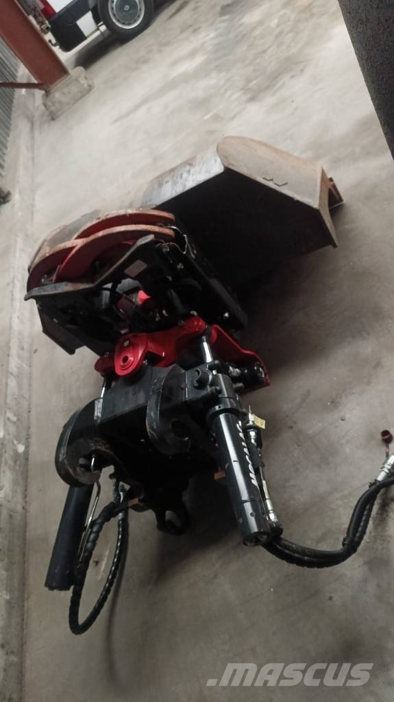 Rototilt r3 r8 MR50 mecalac 9mwr +6 buckets + joysticks R4 دوارات
