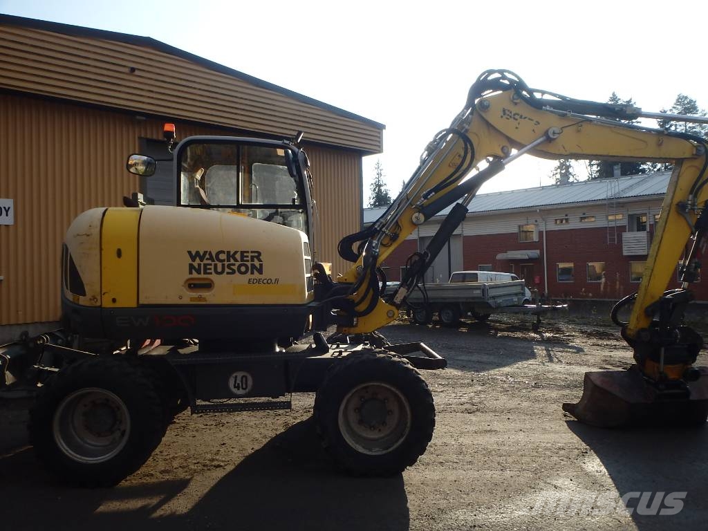 Wacker Neuson EW 100 Engcon Gravemaskiner på hjul