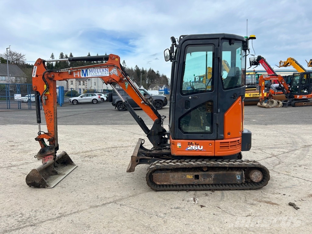 Hitachi ZX26U حفارات صغيرة أقل من 7 طن (حفارات صغيرة)