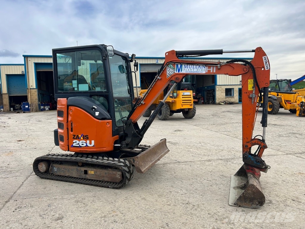 Hitachi ZX26U حفارات صغيرة أقل من 7 طن (حفارات صغيرة)