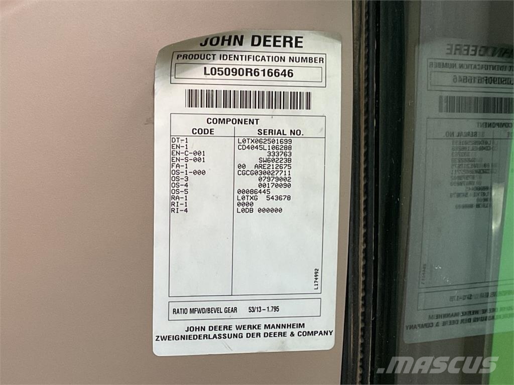 John Deere 5090R Τρακτέρ