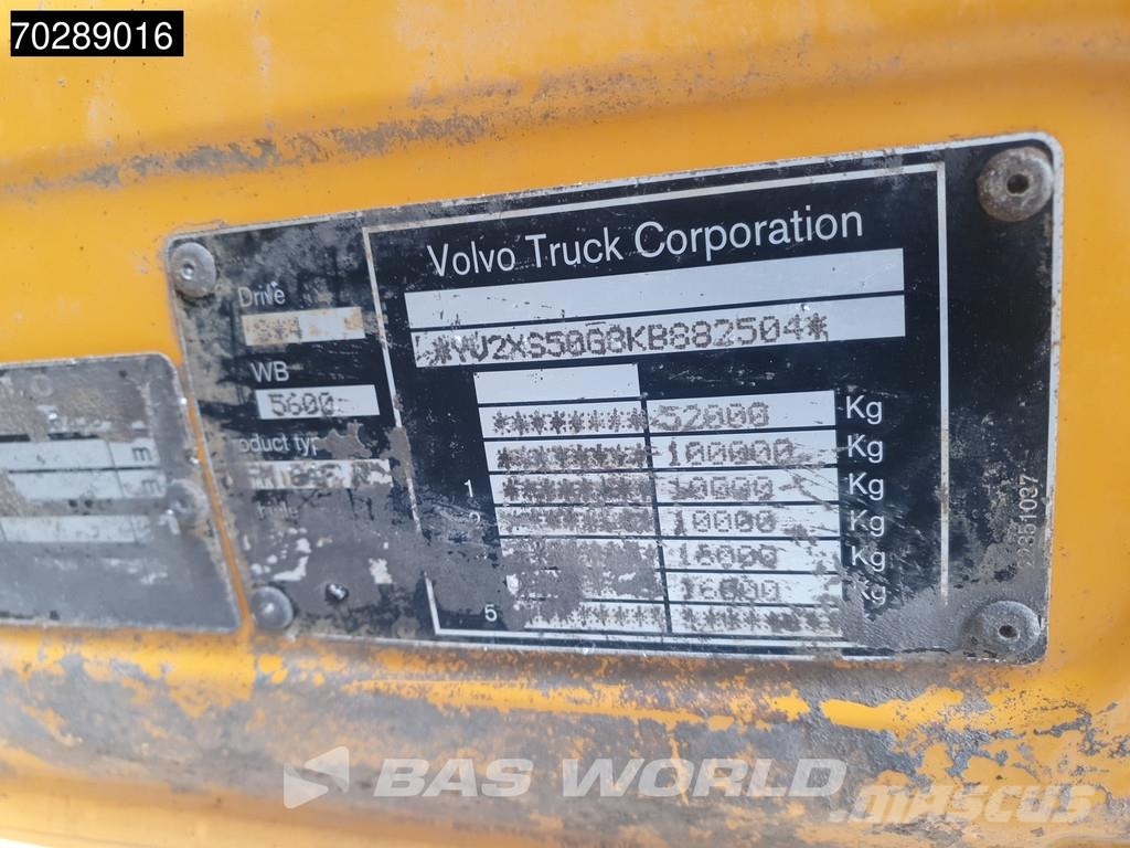 Volvo FMX 520 FMX 8X4 32m3 AJK Pusher 40Tons Payload Big Ostali kamioni