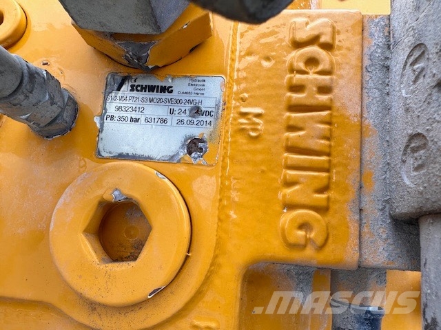Schwing 125/80 POMPA DO BETONU/CONCRETE PUMP ملحقات وقطع غيار معدات دق خوازيق