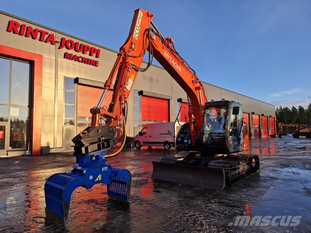 Hitachi ZX 135 US-6/ Materiaalikoura, Rasvari, Lämmitin 履带挖掘机