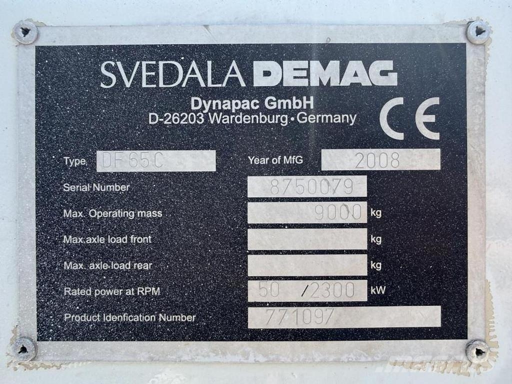Demag DF 65C Машини за асфалт