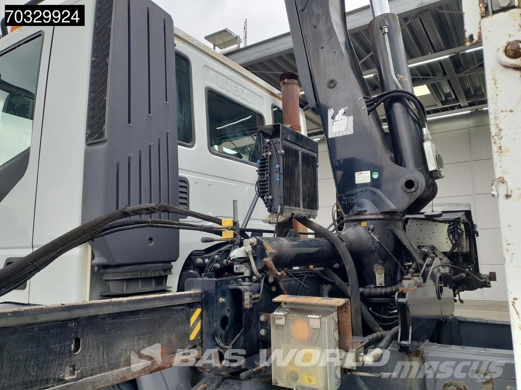 Iveco Trakker 450 6X4 HIAB 144 E-3 Hiduo Kran Crane 11m3 Caminhões basculantes