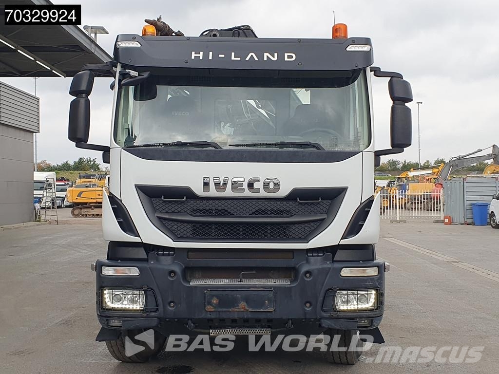 Iveco Trakker 450 6X4 HIAB 144 E-3 Hiduo Kran Crane 11m3 Caminhões basculantes
