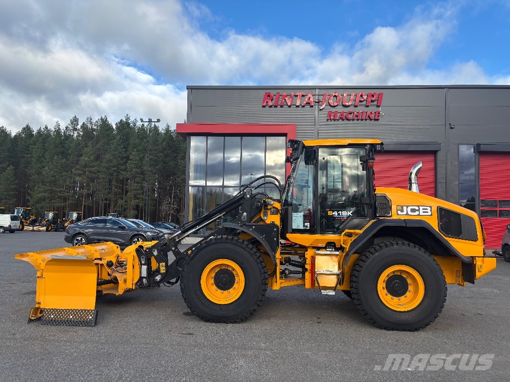 JCB 419 Nordic Edition / Aura, Kauha, Stage V Pyöräkuormaajat