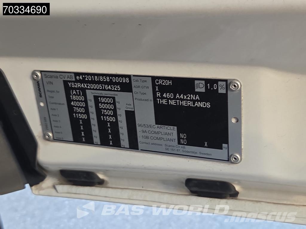 Scania R460 4X2 Retarder 2x Tanks ACC Navi Tegljači