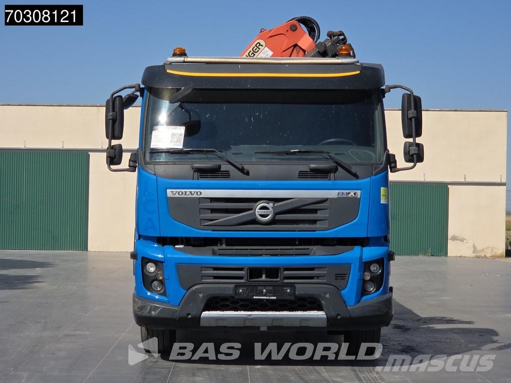 Volvo FMX 330 4X2 Grua Palfinger PK16001 control remoto Camion plateau