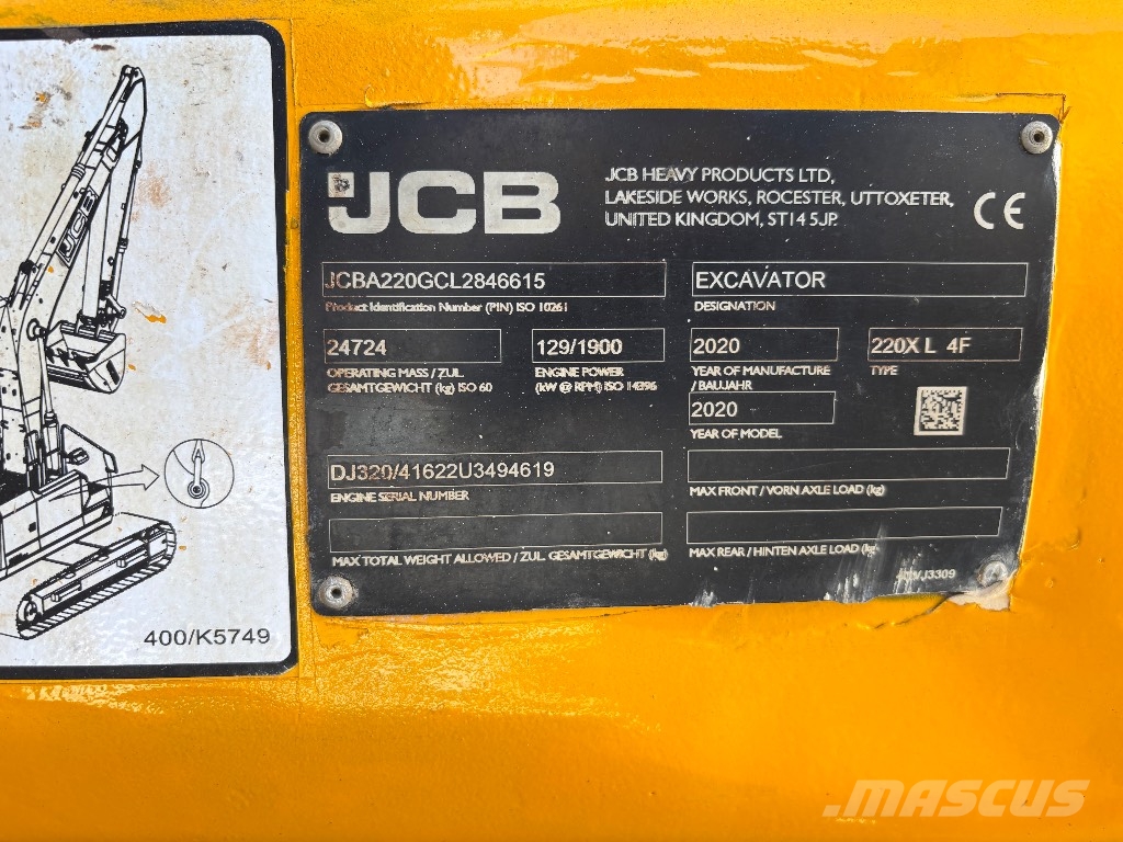 JCB 220 XL 4F Bageri gusjeničari