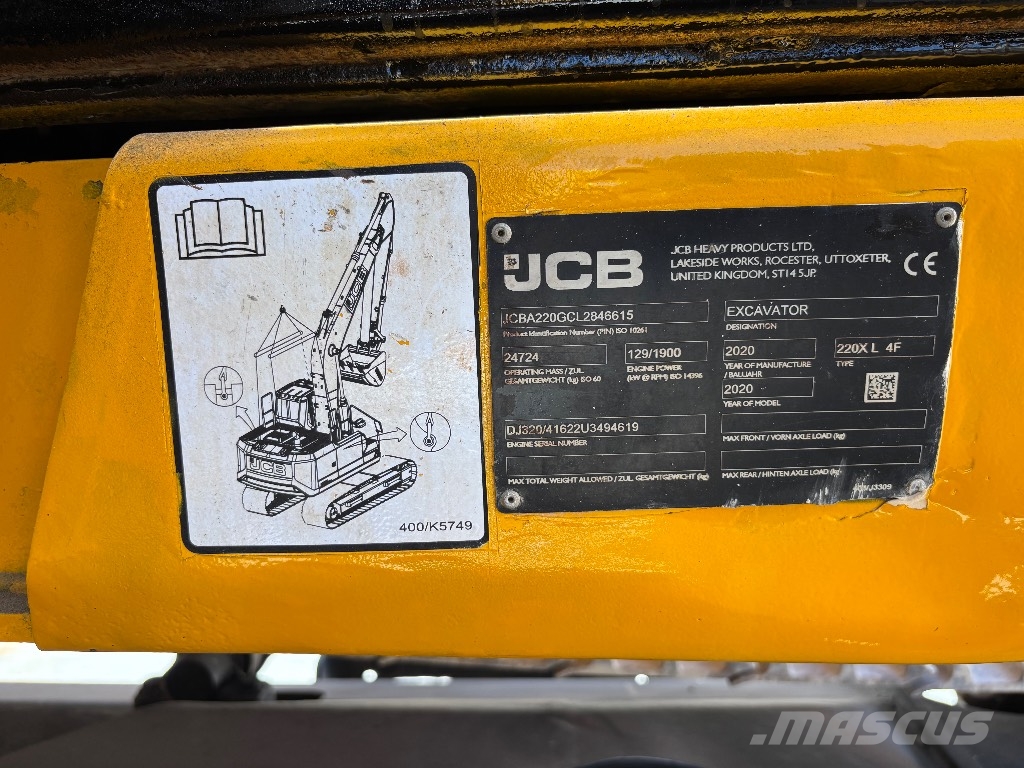 JCB 220 XL 4F Bageri gusjeničari
