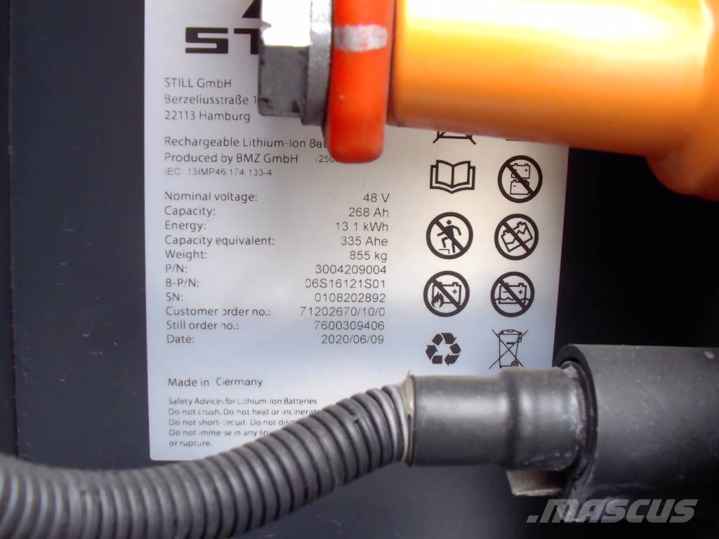 Still RX 20-16 C شاحنات ذات رافعات شوكية تعمل بالكهرباء