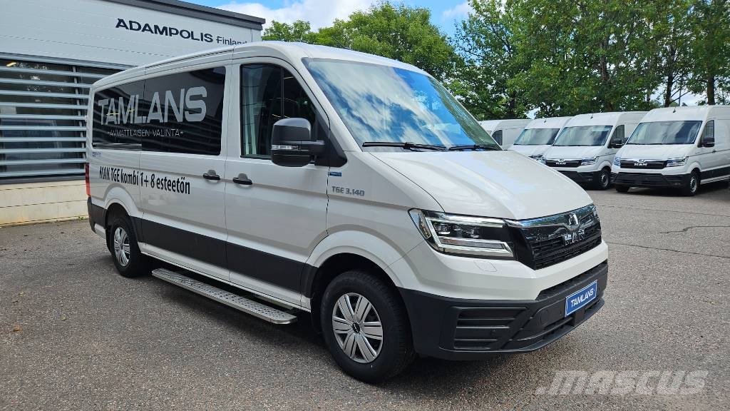 MAN TGE 3.140 FWD taksi 1+8 autom. Tamlans Sõiduautod