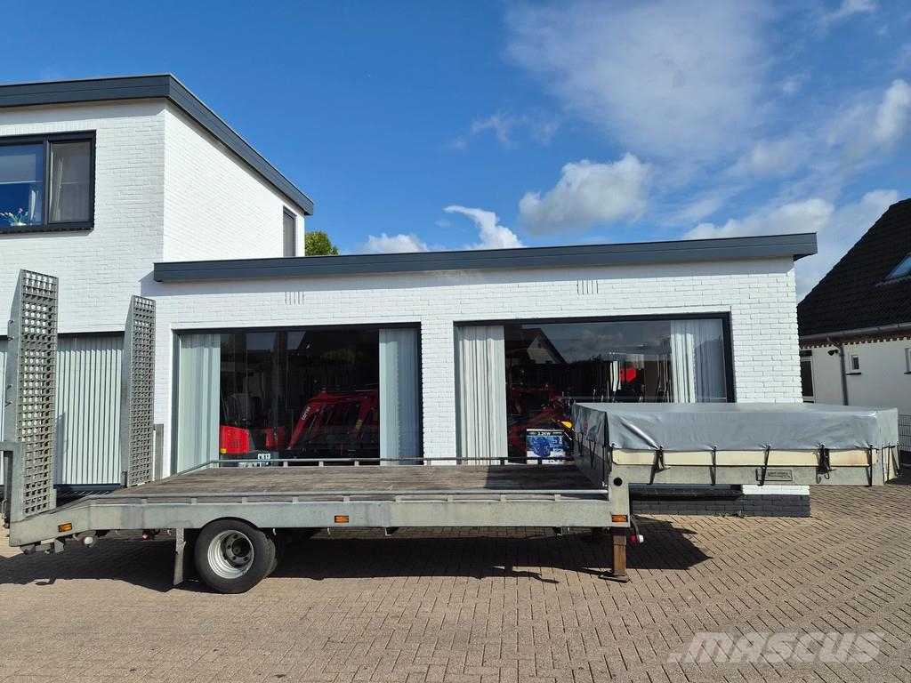 Veldhuizen P 31-4D Be trailer veldhuizen oplegger lier Επίπεδες/πλευρικώς ανοιγόμενες ρυμούλκες