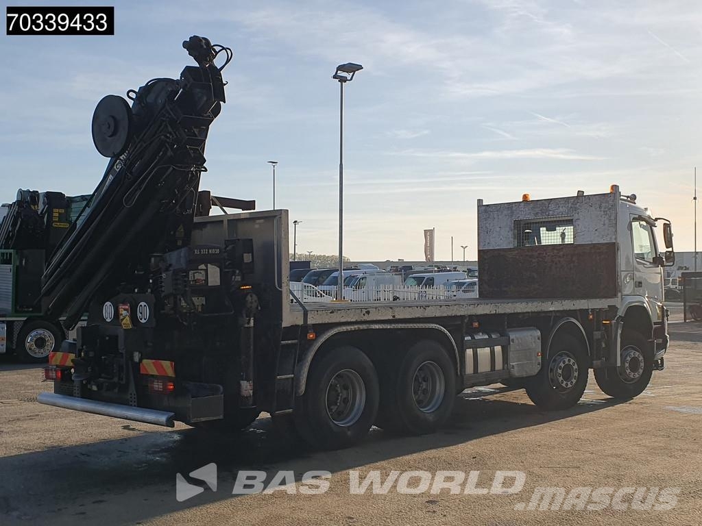 Volvo FMX 460 8X4 HIAB 322EP-5 HIDUO Crane kran Automati Бордови