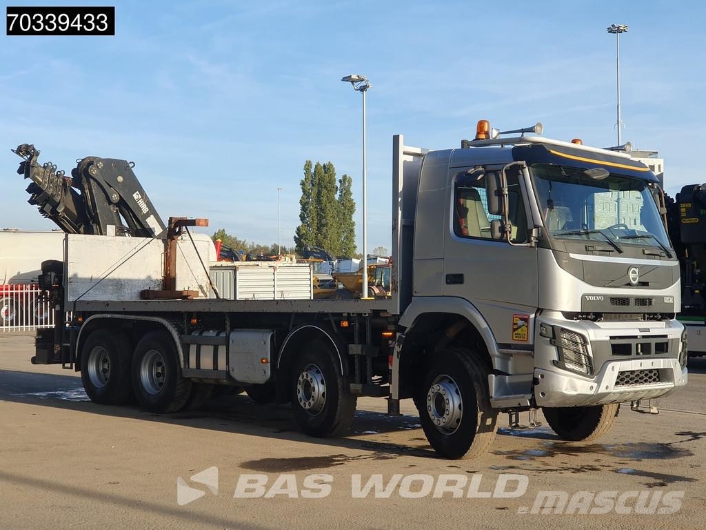 Volvo FMX 460 8X4 HIAB 322EP-5 HIDUO Crane kran Automati Бордови