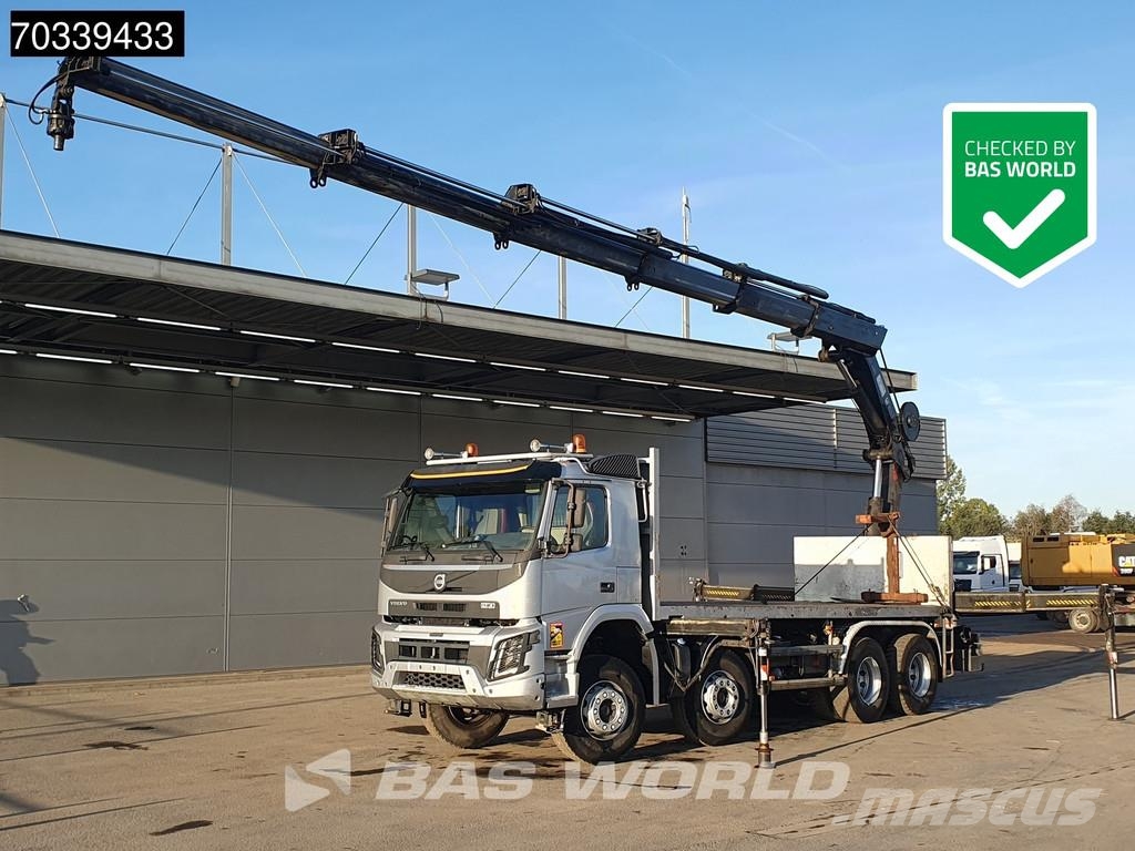 Volvo FMX 460 8X4 HIAB 322EP-5 HIDUO Crane kran Automati Бордови