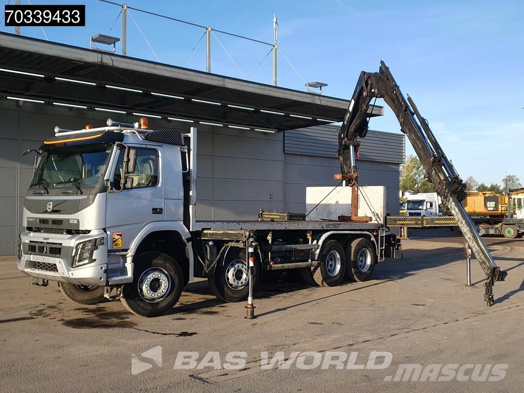 Volvo FMX 460 8X4 HIAB 322EP-5 HIDUO Crane kran Automati Бордови