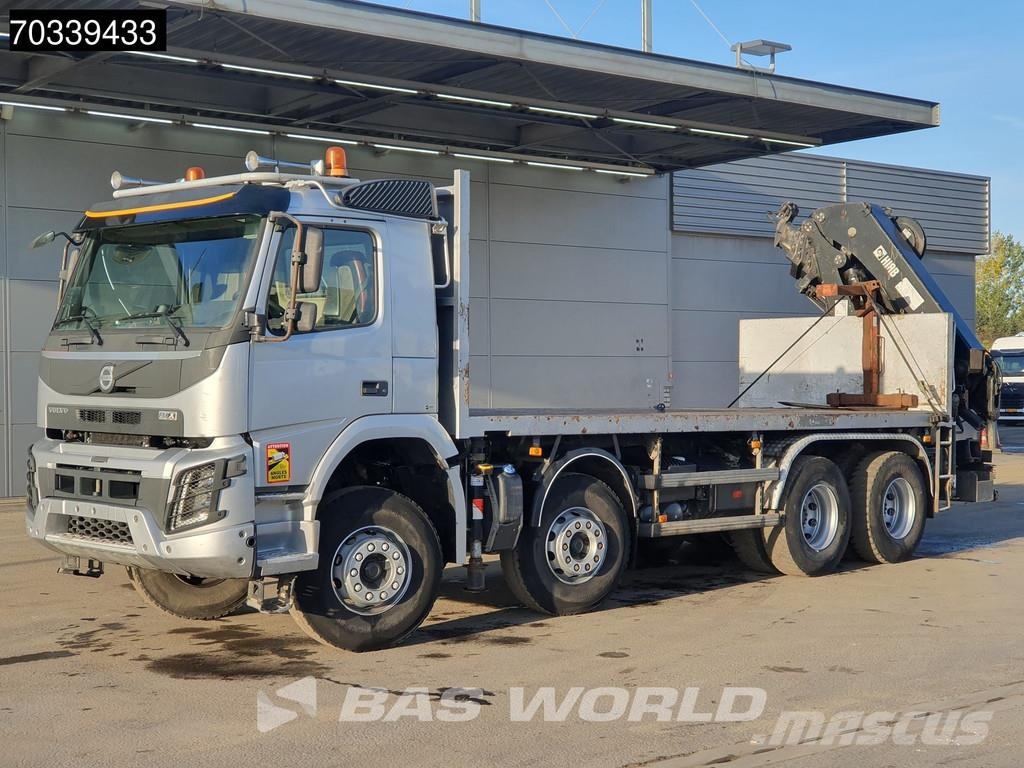 Volvo FMX 460 8X4 HIAB 322EP-5 HIDUO Crane kran Automati Бордови