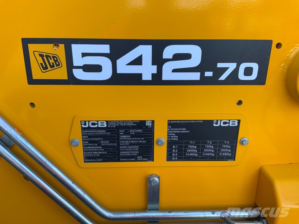 JCB 542-70 Agri Pro 農業用伸縮臂裝載機
