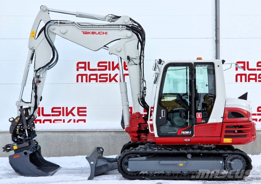 Takeuchi TB290-2 2PC med SMP rotortilt Minibagger < 7t