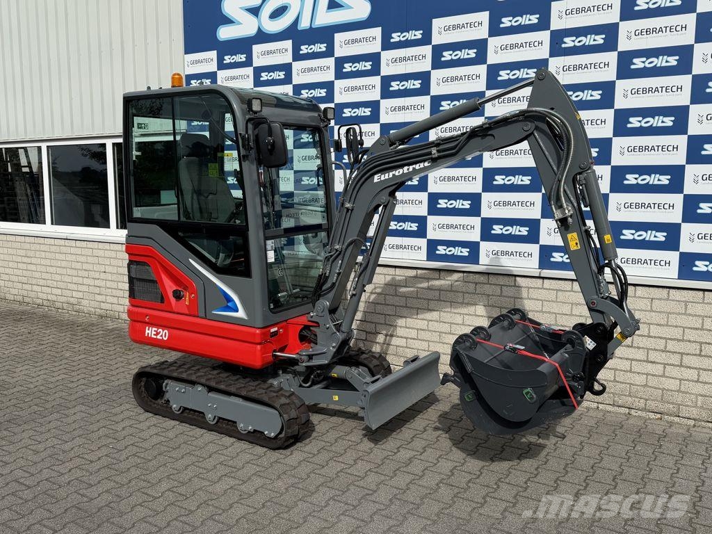 Eurotrac HE20 graafmachine Mini bagri <7t