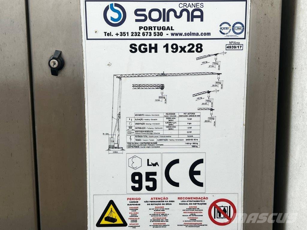  Soima SGH 19x28 - 28 Meter - 2017!! Stolpni žerjavi