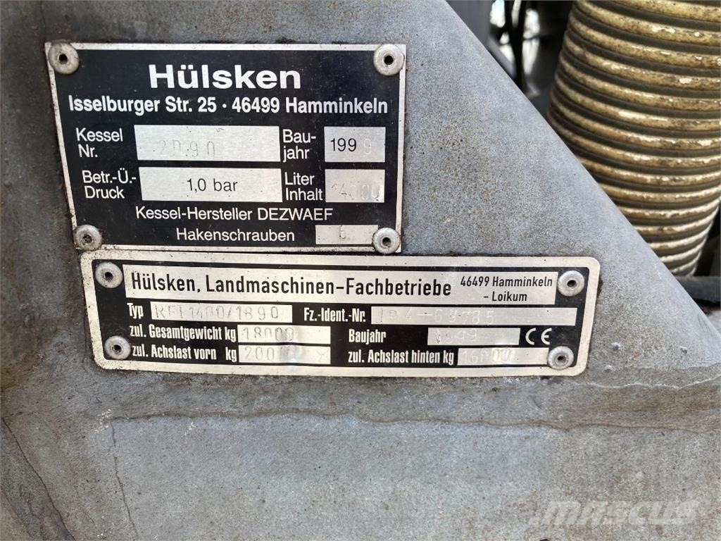 Rheinland VT 14.000 معدات توزيع السماد العضوي