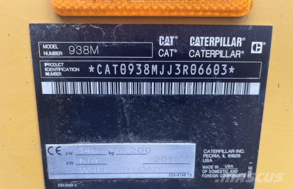 CAT 938 M MATRICULADA Radlader