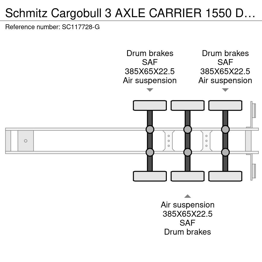 Schmitz Cargobull 3 AXLE CARRIER 1550 D/E Semirimorchi a temperatura controllata