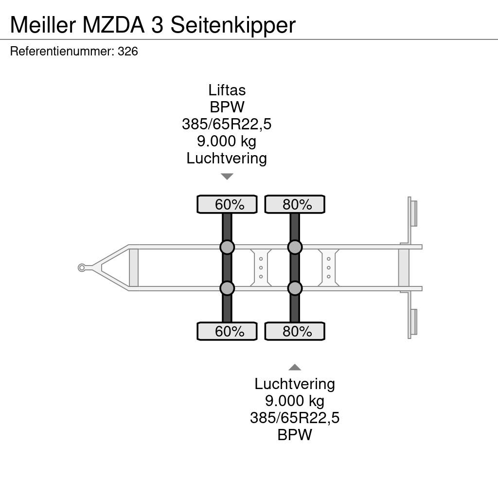 Meiller MZDA 3 Seitenkipper مقطورات قلابة