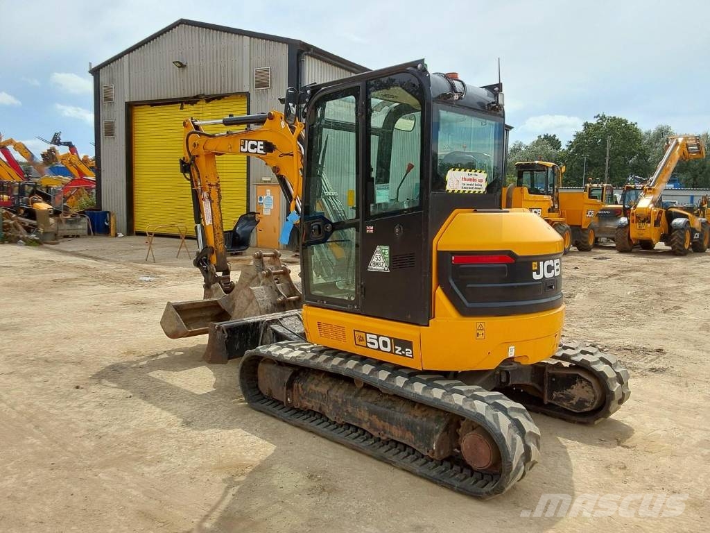 JCB 50 Z-1 2023r przebieg 1500mtg waga 5 ton 50 Z-1 20 소형 굴삭기 7톤 미만