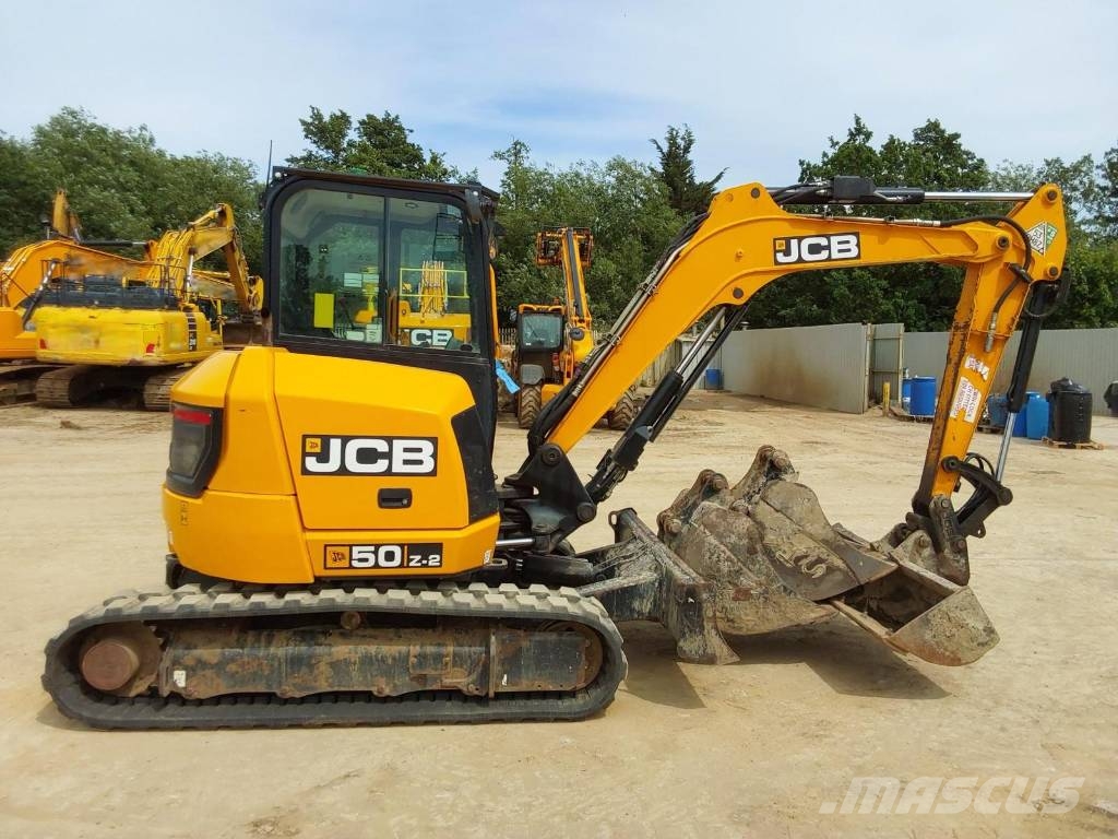 JCB 50 Z-1 2023r przebieg 1500mtg waga 5 ton 50 Z-1 20 소형 굴삭기 7톤 미만