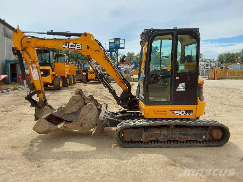 JCB 50 Z-1 2023r przebieg 1500mtg waga 5 ton 50 Z-1 20 소형 굴삭기 7톤 미만