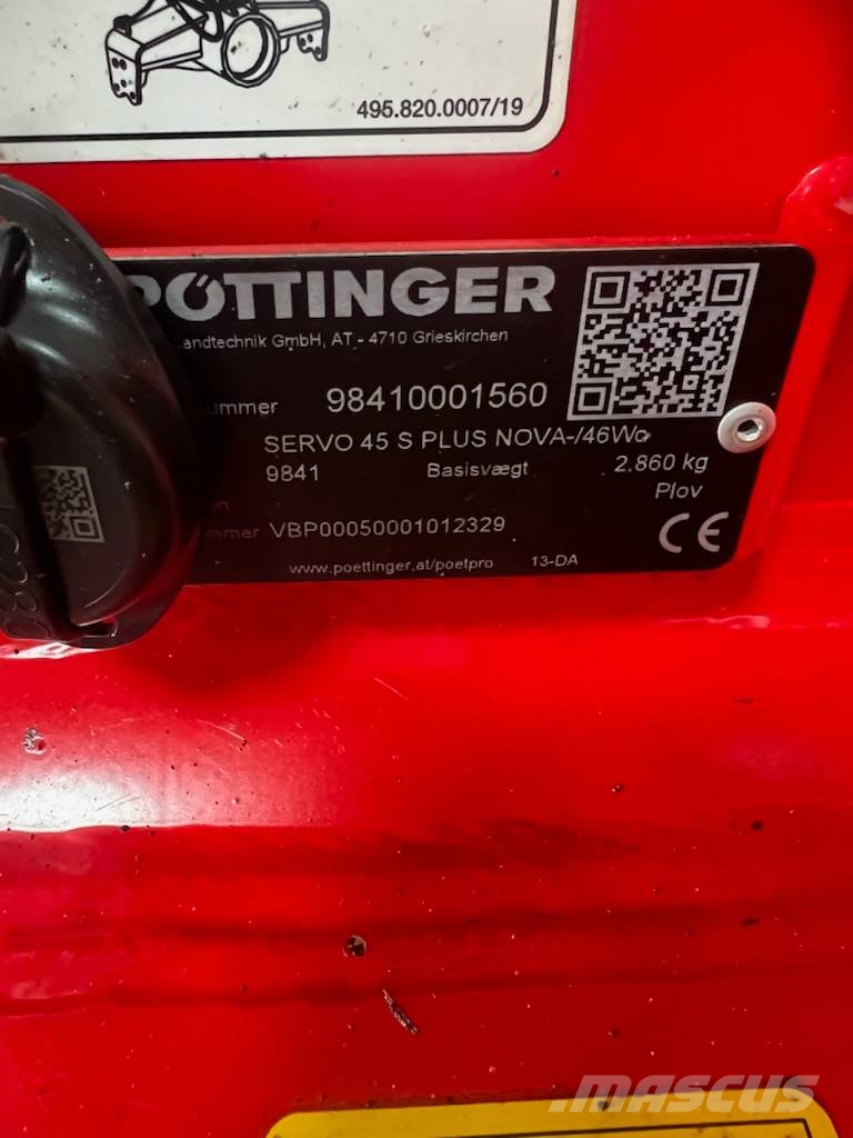 Pöttinger SERVO 45 S PLUS Döner pulluklar