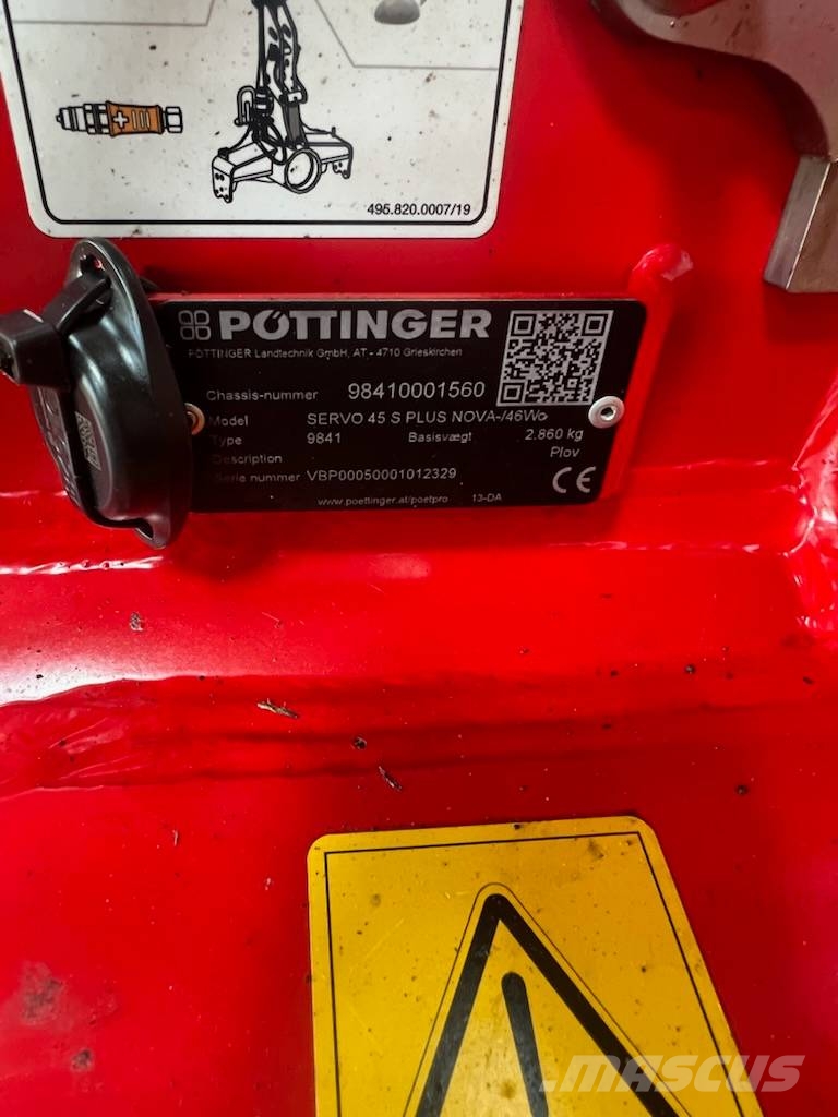 Pöttinger SERVO 45 S PLUS Döner pulluklar