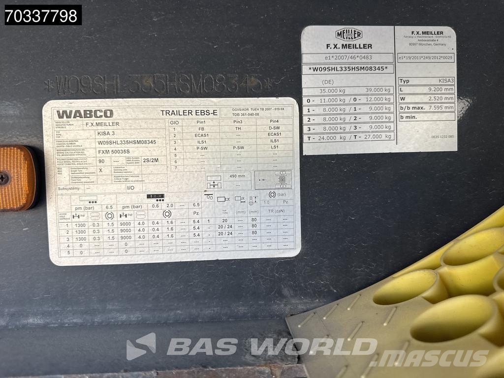 Meiller KISA3 APK 01/27 Liftas 25m3 Kippers