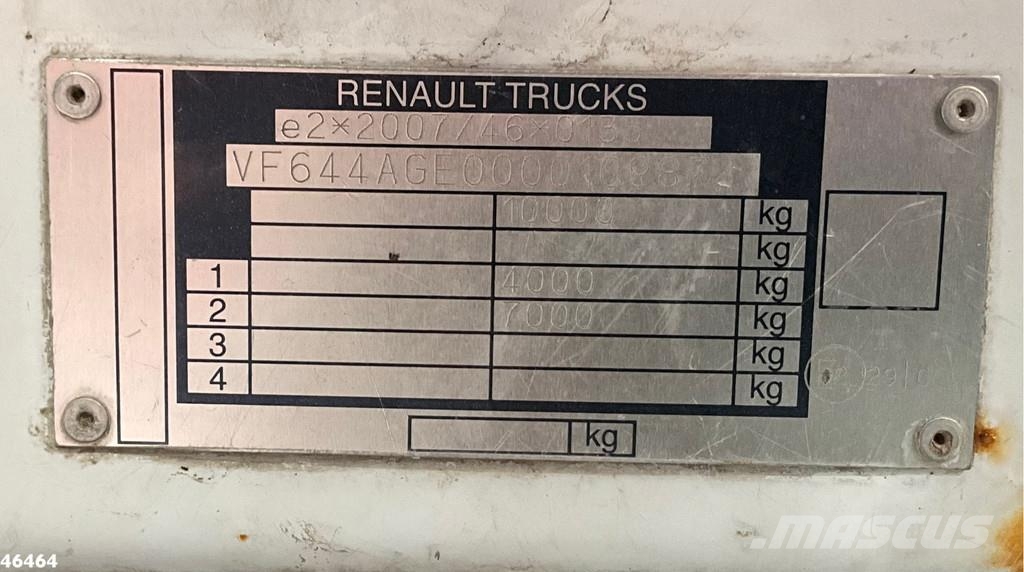 Renault Midlum 180 Kipper HMF laadkraan Just 135.435 km! 自卸式货车
