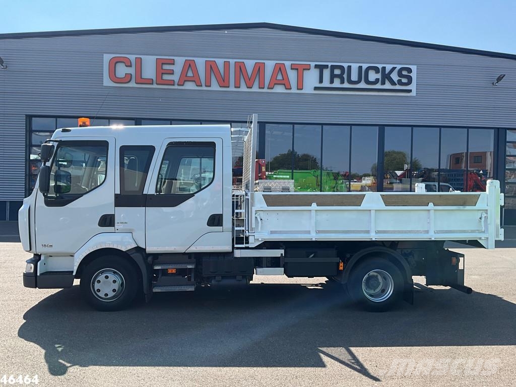 Renault Midlum 180 Kipper HMF laadkraan Just 135.435 km! 自卸式货车