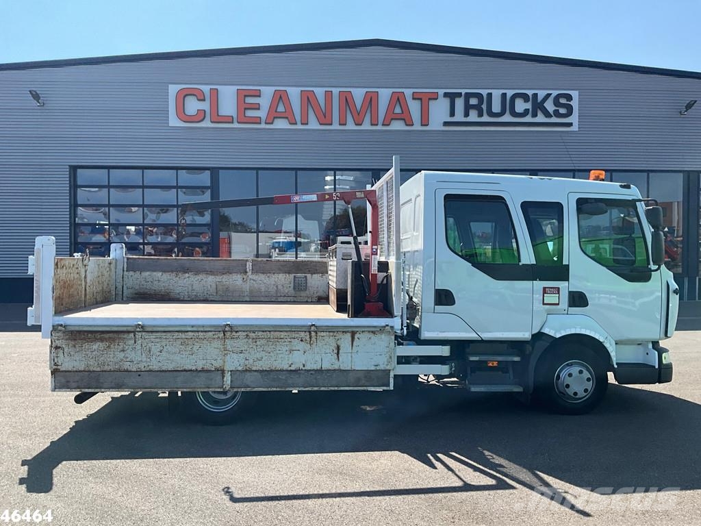Renault Midlum 180 Kipper HMF laadkraan Just 135.435 km! 自卸式货车