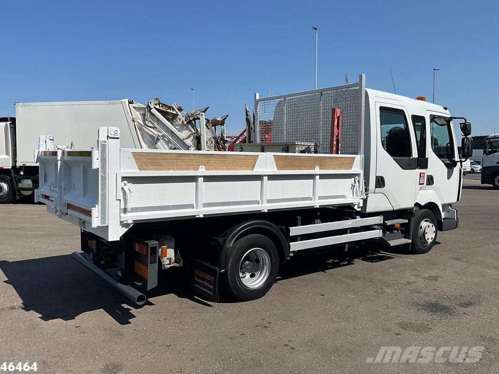 Renault Midlum 180 Kipper HMF laadkraan Just 135.435 km! 自卸式货车
